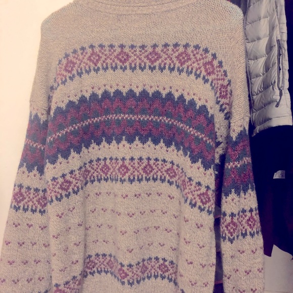 Vintage Eddie Bauer Women’s Fair Isle Sweater nordic vintage sweater 90’s Y2K - Picture 2 of 9